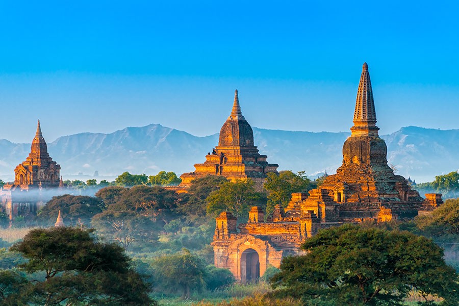 Templos en Bagan, Myanmar
