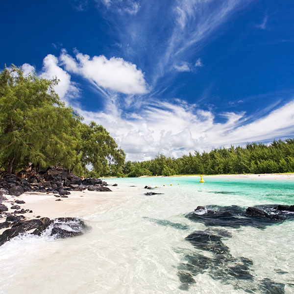 Playa en Isla Mauricio