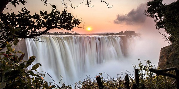 Cataratas Victoria por el lado de Zimbabue