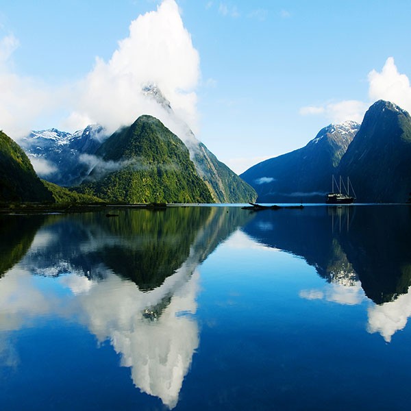 Milford Sound en Nueva Zelanda
