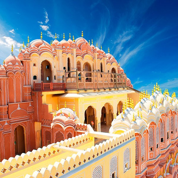 Palacio de los Vientos en Jaipur, norte de India