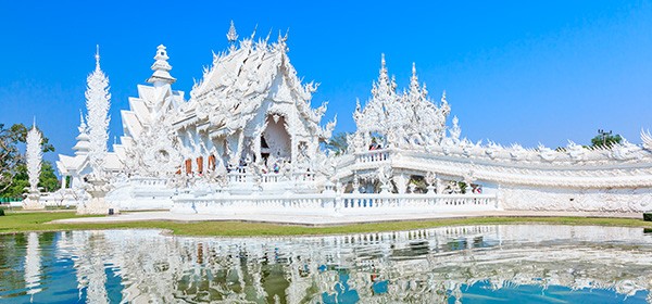 Templo blanco en Chiang Rai