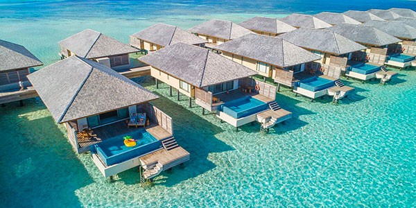The Residence Maldivas overwater Water Pool Villa