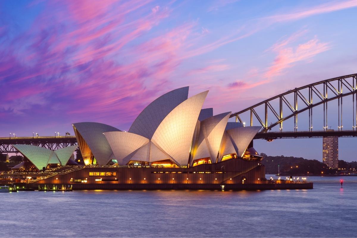 atardecer en Sidney