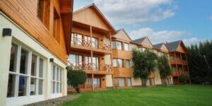 mirador del lago fte Hotel boutique 5 estrellas Los Ponchos El Calafate