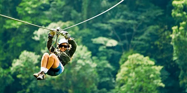 Tirolinas en Arenal, Costa Rica