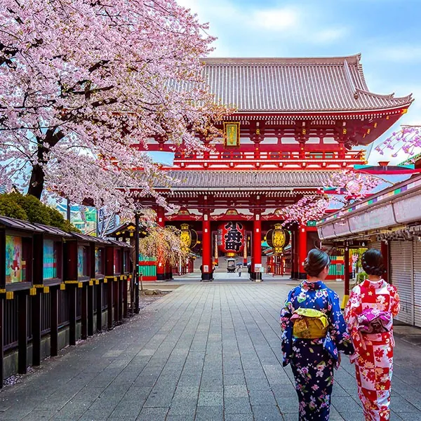 Templo rojo Senso ji en Tokio