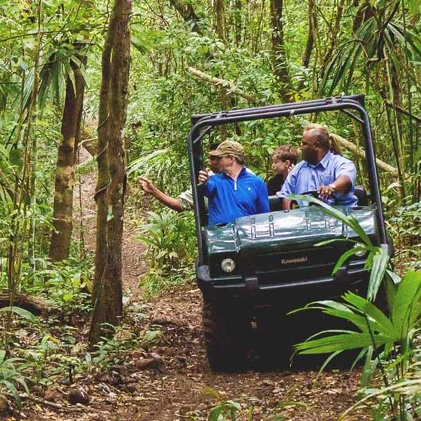 Rutas por la Reserva privada del lodge en Belice Chaa Creek
