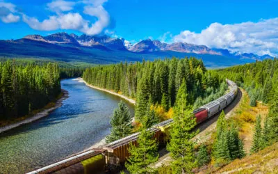 Viaje por las Rocosas canadienses en tren