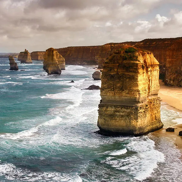 los 12 apóstoles en Sunshine Coast, en el viaje de tres semanas por Australia