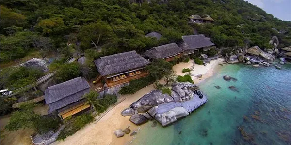 Resort Six Senses en las playas de Ninh Ban Bay