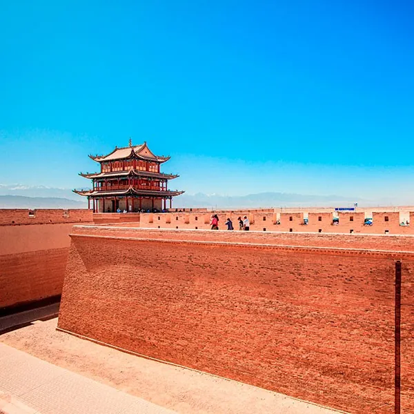 Puerta de Jiayuguan en la Gran Muralla China