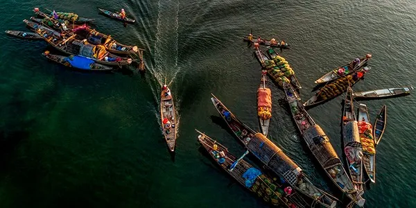 Mercado flotante de Can Tho, imprescindible en el viaje Vietnam en 10 días