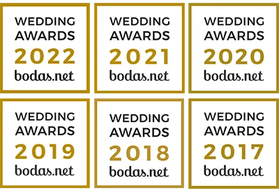 Viajes Kinsai ganador de los Premios Wedding Awards desde 2017 a 2022